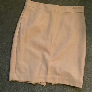 JCrew Wool pencil skirt in camel
